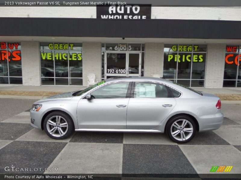 Tungsten Silver Metallic / Titan Black 2013 Volkswagen Passat V6 SE