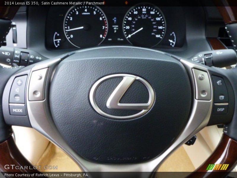 Satin Cashmere Metallic / Parchment 2014 Lexus ES 350