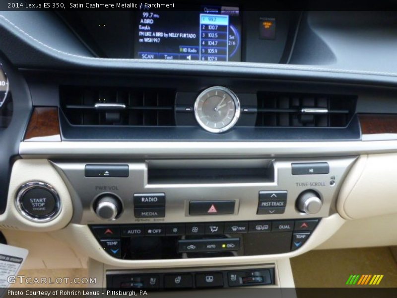 Satin Cashmere Metallic / Parchment 2014 Lexus ES 350