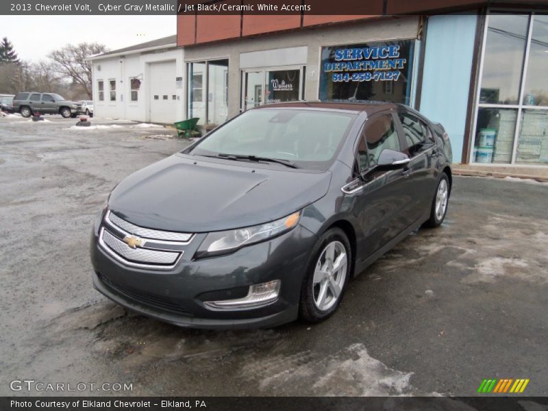 Cyber Gray Metallic / Jet Black/Ceramic White Accents 2013 Chevrolet Volt
