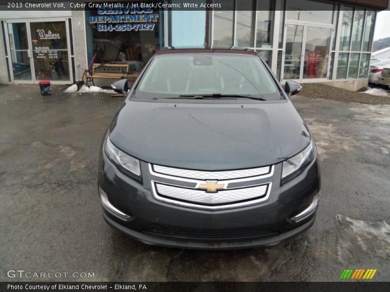 Cyber Gray Metallic / Jet Black/Ceramic White Accents 2013 Chevrolet Volt