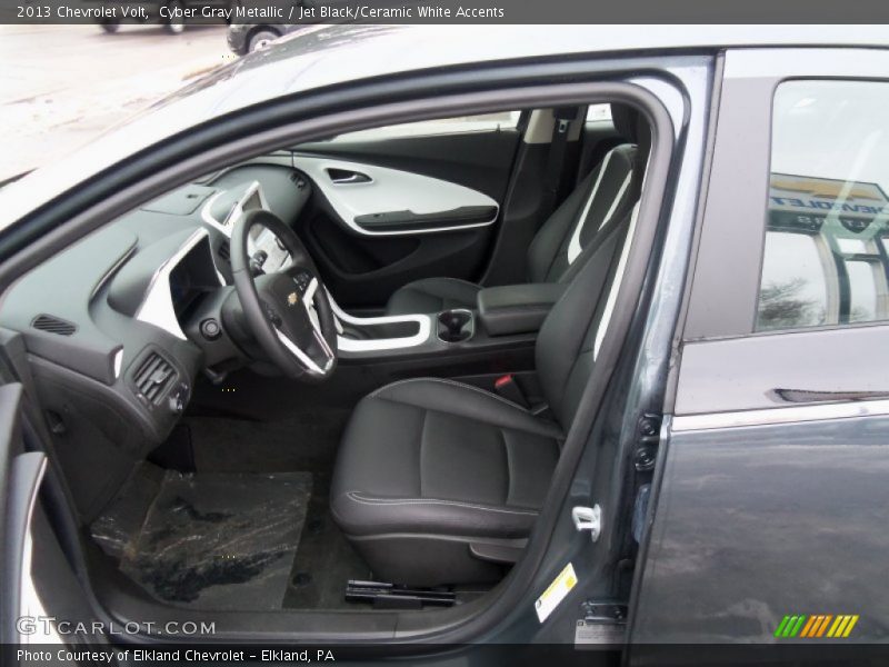 Cyber Gray Metallic / Jet Black/Ceramic White Accents 2013 Chevrolet Volt