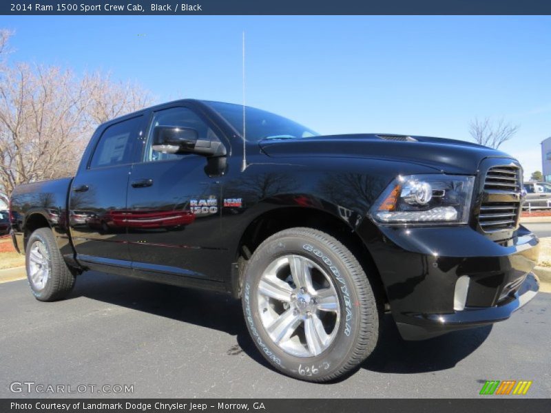 Front 3/4 View of 2014 1500 Sport Crew Cab