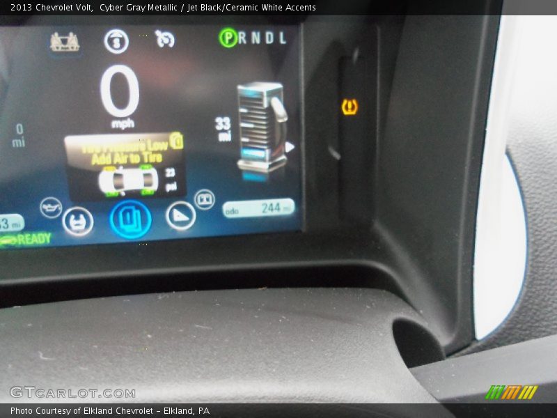 Cyber Gray Metallic / Jet Black/Ceramic White Accents 2013 Chevrolet Volt