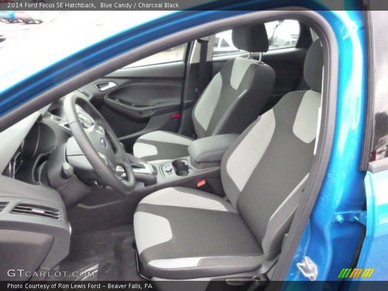 Blue Candy / Charcoal Black 2014 Ford Focus SE Hatchback