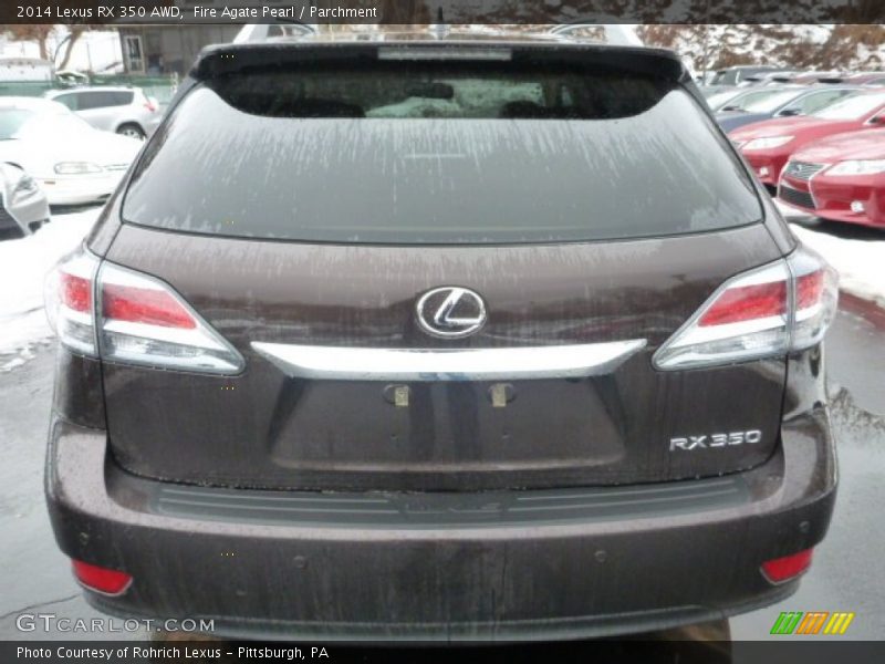 Fire Agate Pearl / Parchment 2014 Lexus RX 350 AWD