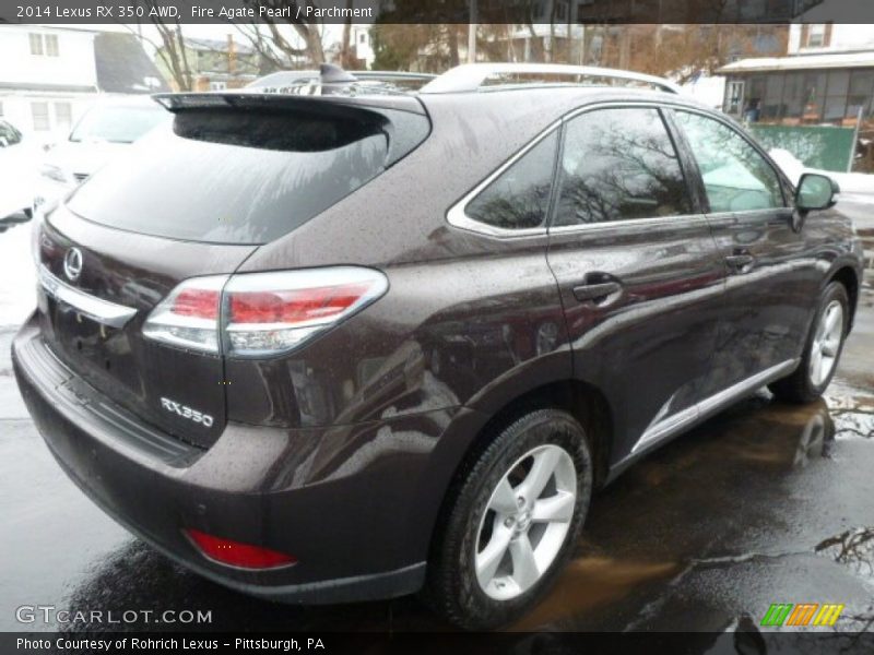 Fire Agate Pearl / Parchment 2014 Lexus RX 350 AWD