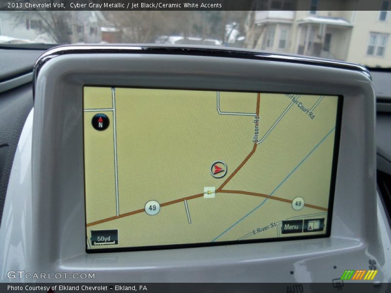 Navigation of 2013 Volt 