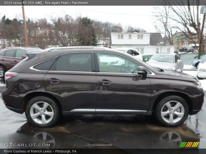 Fire Agate Pearl / Parchment 2014 Lexus RX 350 AWD
