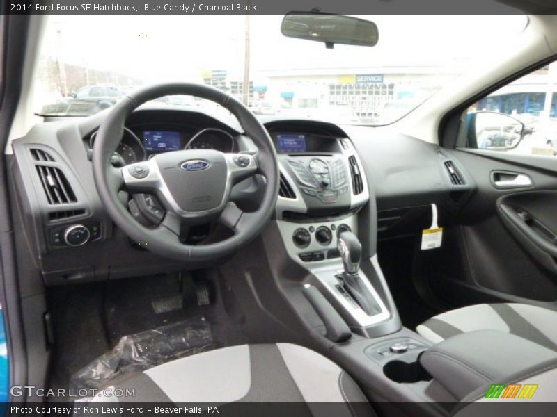 Blue Candy / Charcoal Black 2014 Ford Focus SE Hatchback