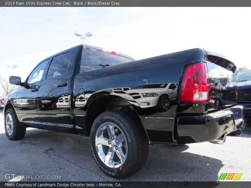 Black / Black/Diesel Gray 2014 Ram 1500 Express Crew Cab