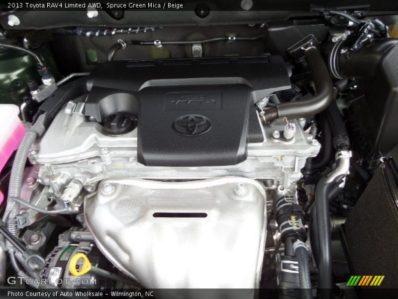 Spruce Green Mica / Beige 2013 Toyota RAV4 Limited AWD