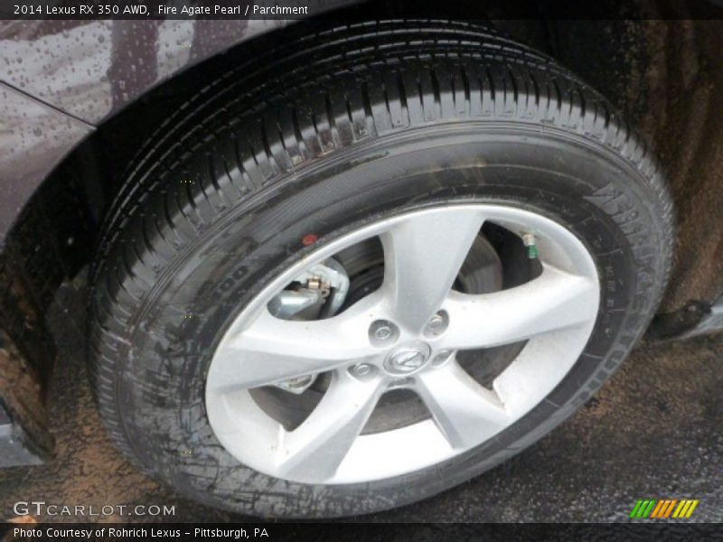 Fire Agate Pearl / Parchment 2014 Lexus RX 350 AWD