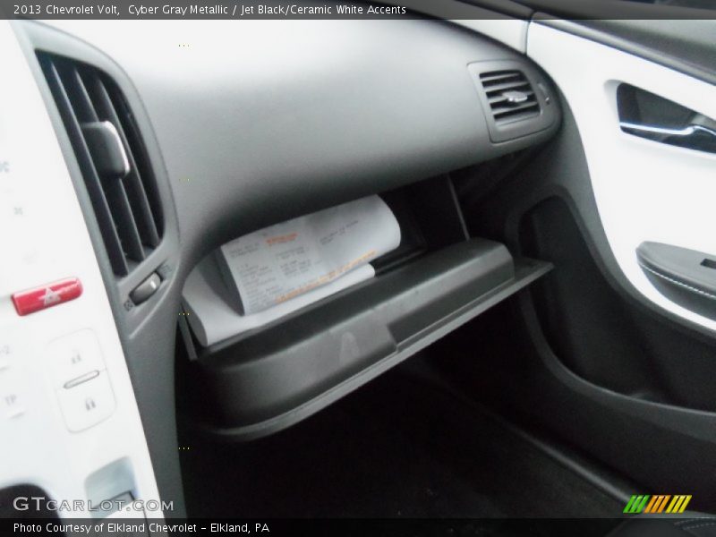 Cyber Gray Metallic / Jet Black/Ceramic White Accents 2013 Chevrolet Volt