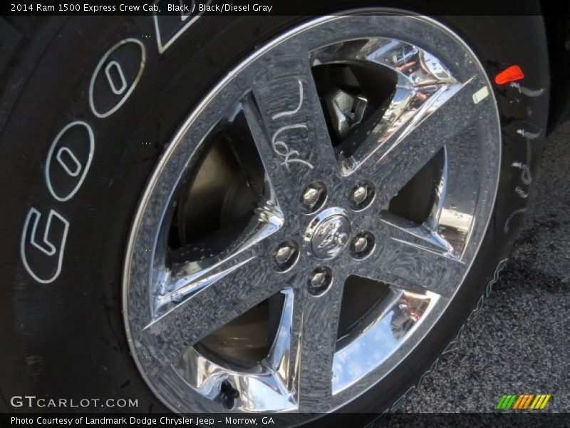 Black / Black/Diesel Gray 2014 Ram 1500 Express Crew Cab