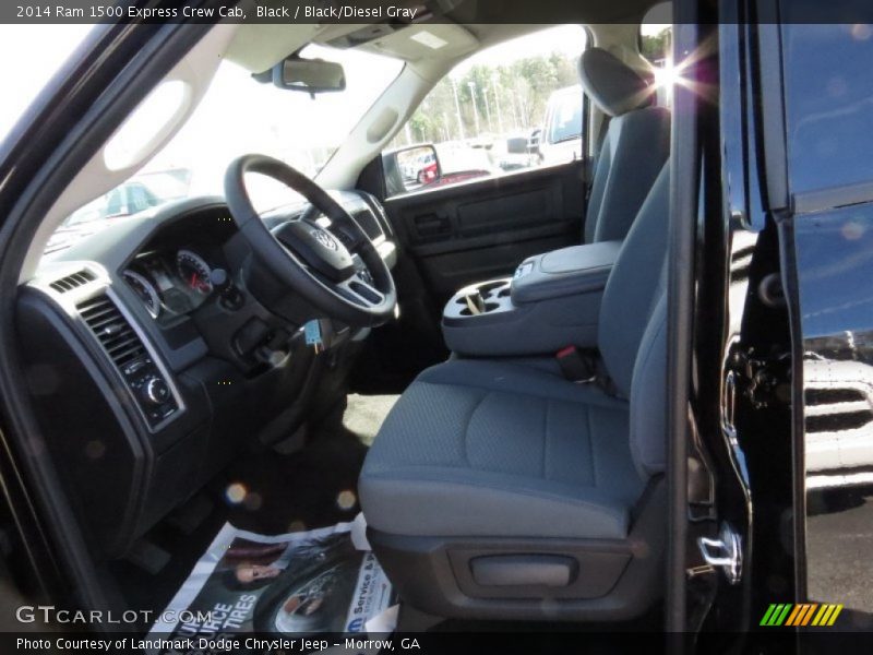 Black / Black/Diesel Gray 2014 Ram 1500 Express Crew Cab