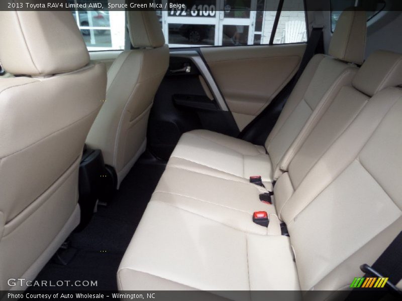 Spruce Green Mica / Beige 2013 Toyota RAV4 Limited AWD