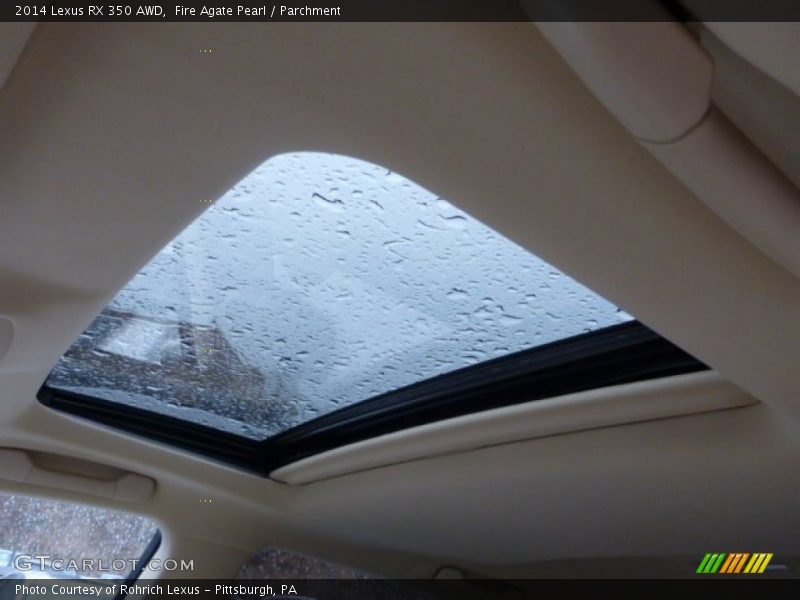 Fire Agate Pearl / Parchment 2014 Lexus RX 350 AWD