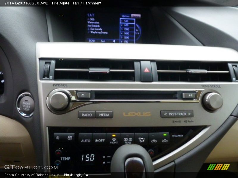 Fire Agate Pearl / Parchment 2014 Lexus RX 350 AWD