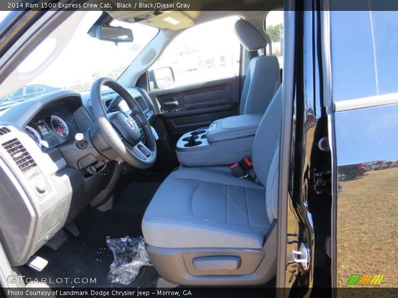 Black / Black/Diesel Gray 2014 Ram 1500 Express Crew Cab