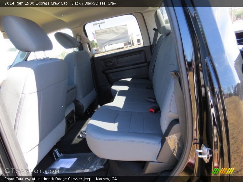 Black / Black/Diesel Gray 2014 Ram 1500 Express Crew Cab