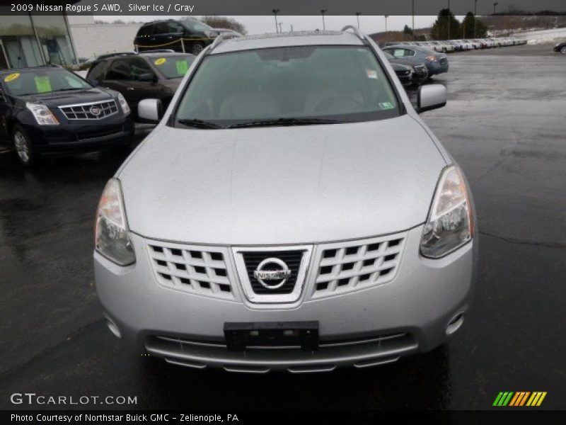 Silver Ice / Gray 2009 Nissan Rogue S AWD