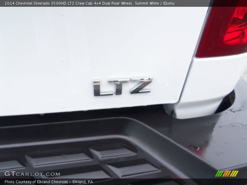 Summit White / Ebony 2014 Chevrolet Silverado 3500HD LTZ Crew Cab 4x4 Dual Rear Wheel