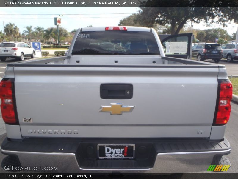 Silver Ice Metallic / Jet Black 2014 Chevrolet Silverado 1500 LT Double Cab