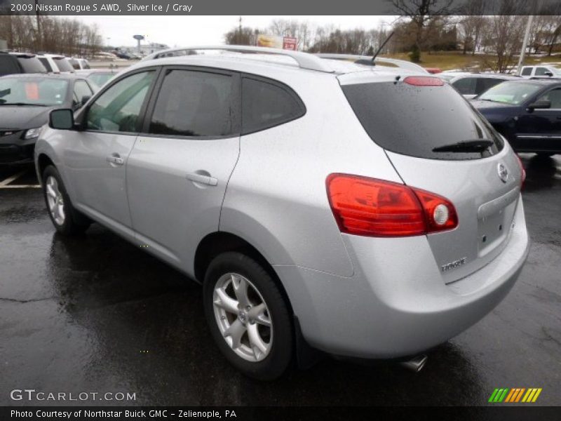Silver Ice / Gray 2009 Nissan Rogue S AWD