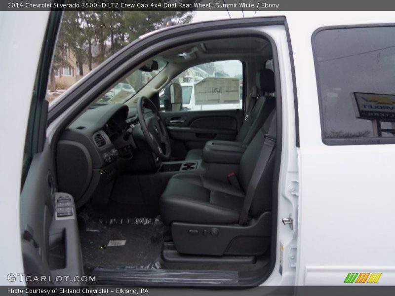 Summit White / Ebony 2014 Chevrolet Silverado 3500HD LTZ Crew Cab 4x4 Dual Rear Wheel