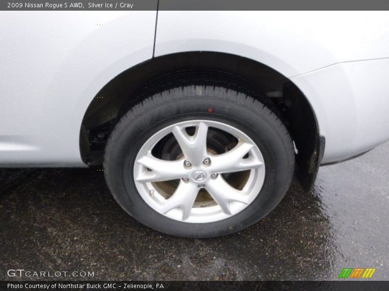Silver Ice / Gray 2009 Nissan Rogue S AWD