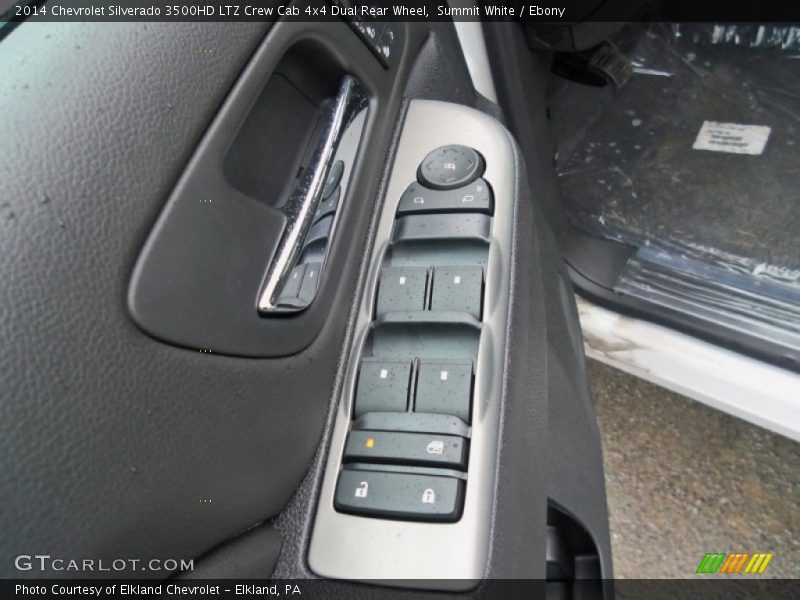Summit White / Ebony 2014 Chevrolet Silverado 3500HD LTZ Crew Cab 4x4 Dual Rear Wheel