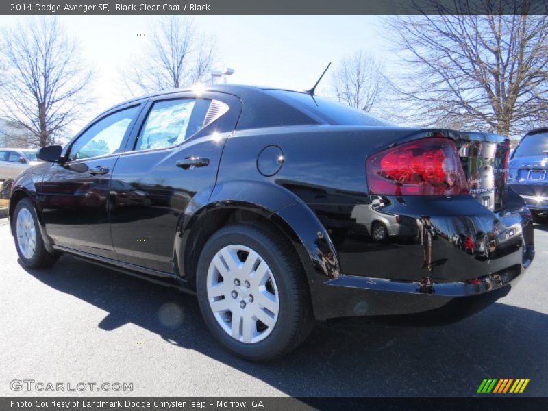 Black Clear Coat / Black 2014 Dodge Avenger SE