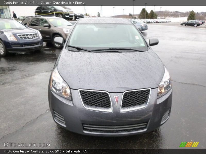 Carbon Gray Metallic / Ebony 2009 Pontiac Vibe 2.4