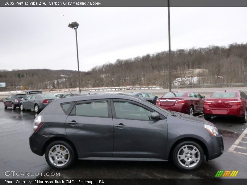 Carbon Gray Metallic / Ebony 2009 Pontiac Vibe 2.4