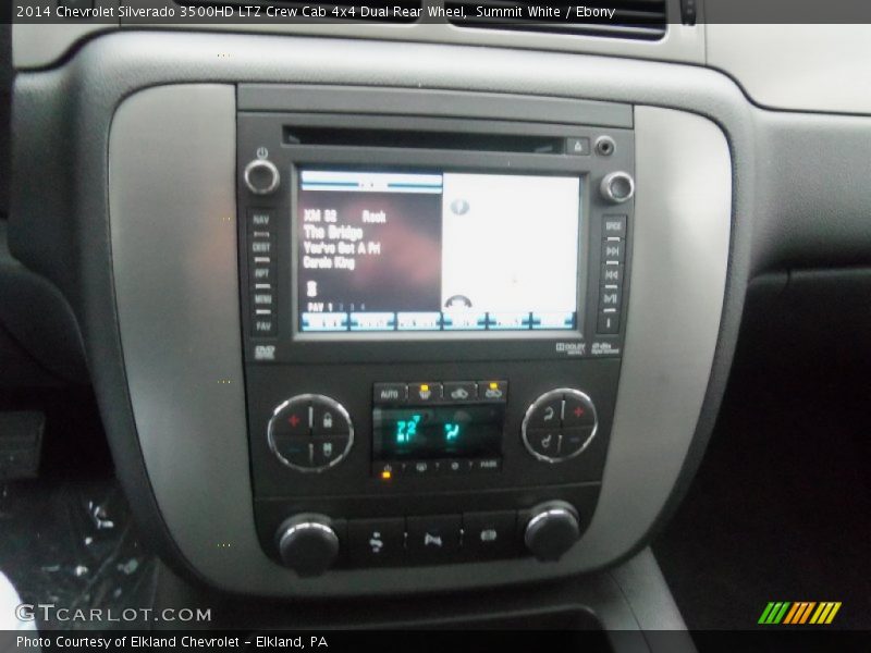 Summit White / Ebony 2014 Chevrolet Silverado 3500HD LTZ Crew Cab 4x4 Dual Rear Wheel