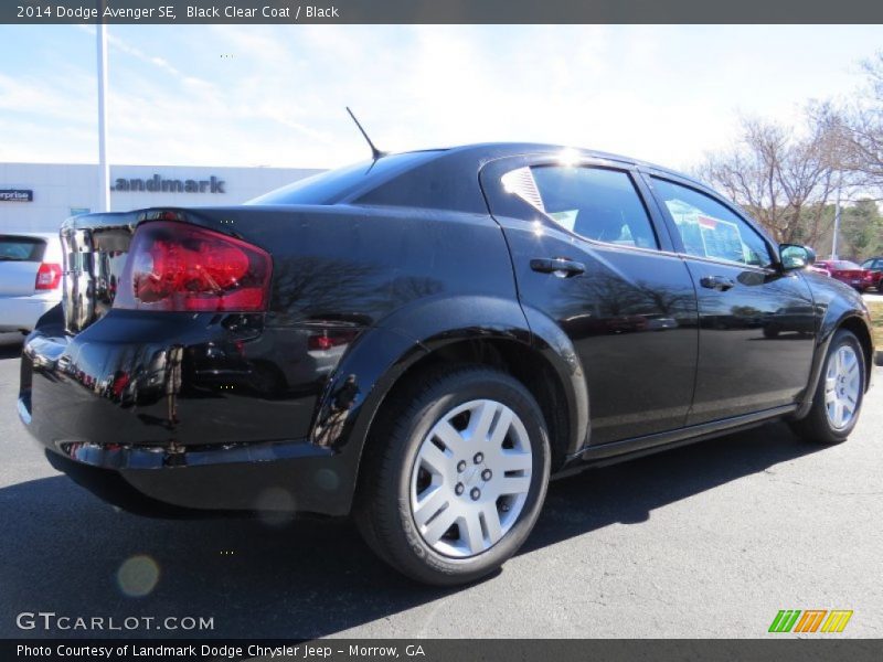 Black Clear Coat / Black 2014 Dodge Avenger SE