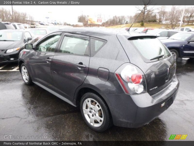 Carbon Gray Metallic / Ebony 2009 Pontiac Vibe 2.4