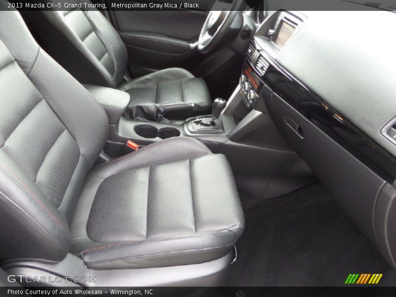 Metropolitan Gray Mica / Black 2013 Mazda CX-5 Grand Touring