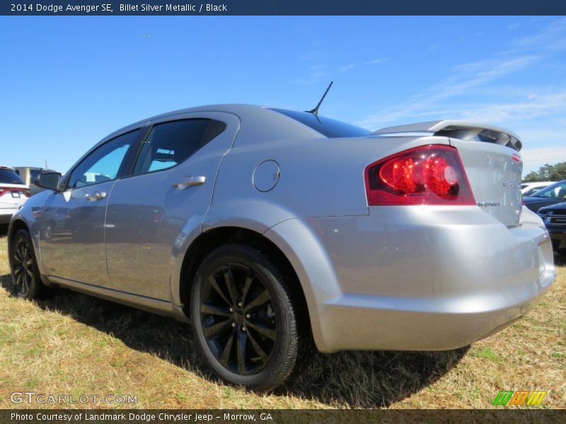 Billet Silver Metallic / Black 2014 Dodge Avenger SE