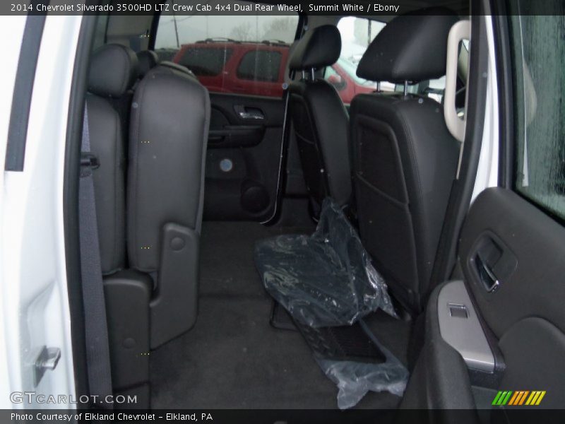 Summit White / Ebony 2014 Chevrolet Silverado 3500HD LTZ Crew Cab 4x4 Dual Rear Wheel