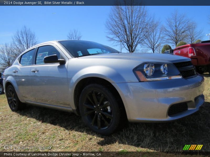 Billet Silver Metallic / Black 2014 Dodge Avenger SE
