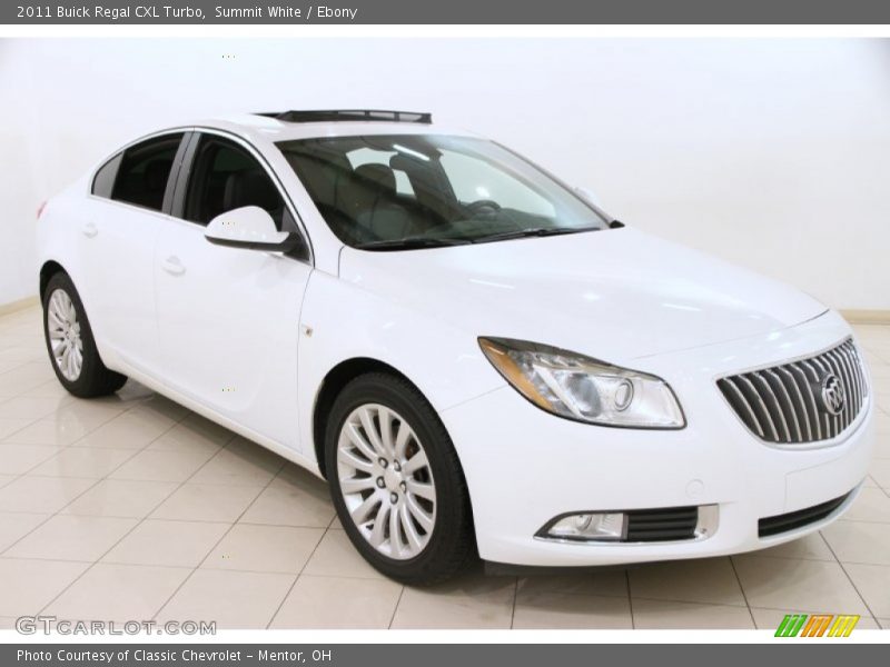 Summit White / Ebony 2011 Buick Regal CXL Turbo