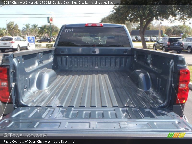 Blue Granite Metallic / Jet Black 2014 Chevrolet Silverado 1500 LT Double Cab