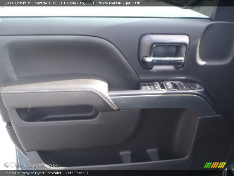 Blue Granite Metallic / Jet Black 2014 Chevrolet Silverado 1500 LT Double Cab