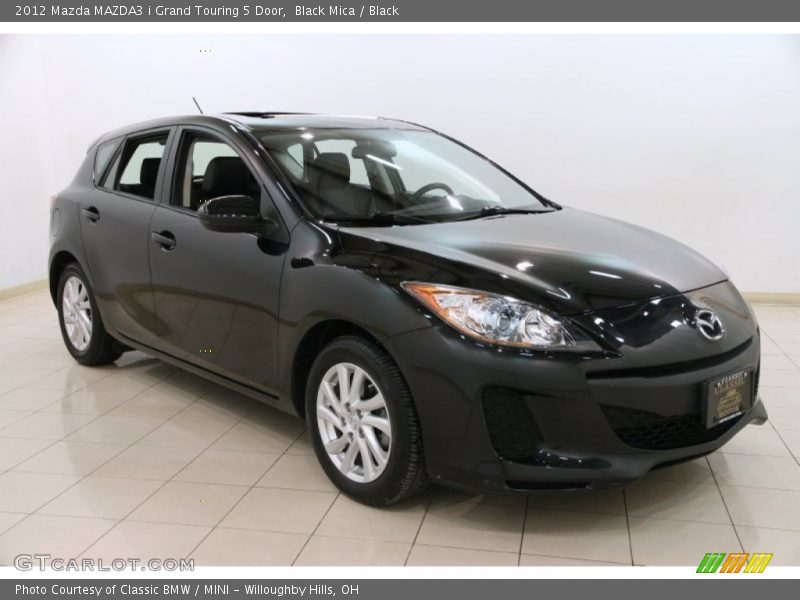 Black Mica / Black 2012 Mazda MAZDA3 i Grand Touring 5 Door