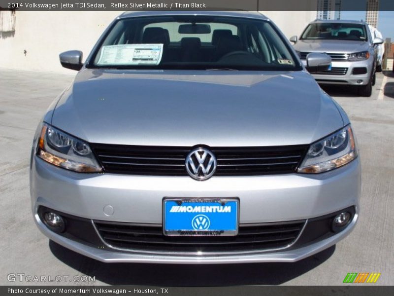 Reflex Silver Metallic / Titan Black 2014 Volkswagen Jetta TDI Sedan