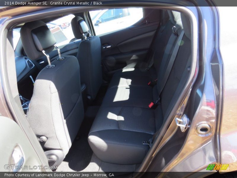 Granite Crystal Metallic / Black 2014 Dodge Avenger SE