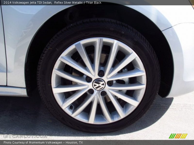 Reflex Silver Metallic / Titan Black 2014 Volkswagen Jetta TDI Sedan