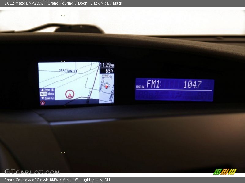 Black Mica / Black 2012 Mazda MAZDA3 i Grand Touring 5 Door